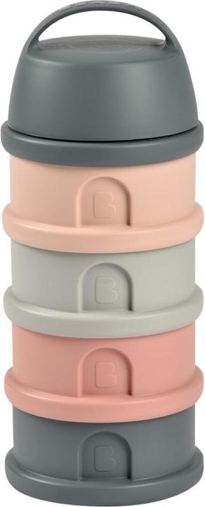 Beaba Melkpoederblik 4 stuks grijs/roze