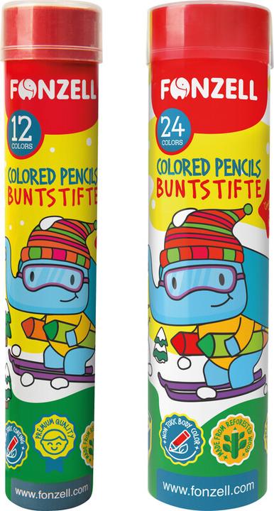 Produktbild Fonzell Farbstifte in Zylinderetui (24x)
