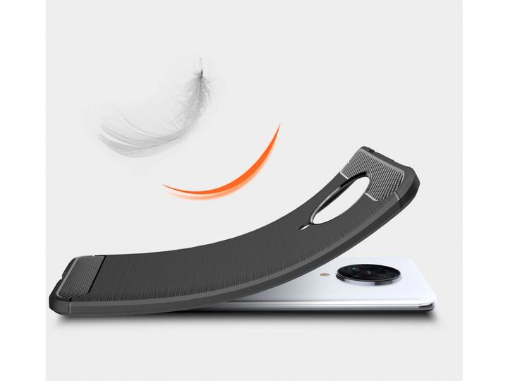Produktbild Screenguard Xiaomi Poco F2 Pro Hülle Carbon Brushed Soft TPU (Xiaomi Poco F2 Pro)