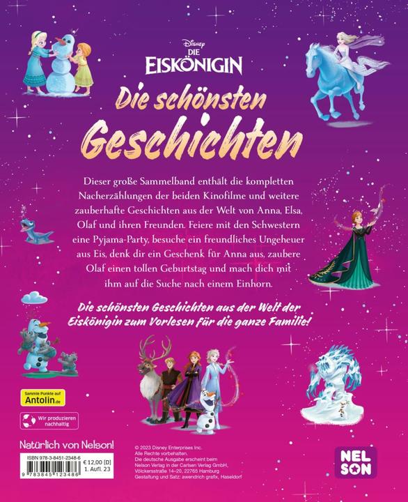 Produktbild 10 Jahre Eiskönigin: Die schönsten Geschichten zum Vorlesen (Deutsch, 2023)