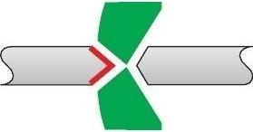 Produktbild Knipex Flachrundzange mit Schneide (200 mm)
