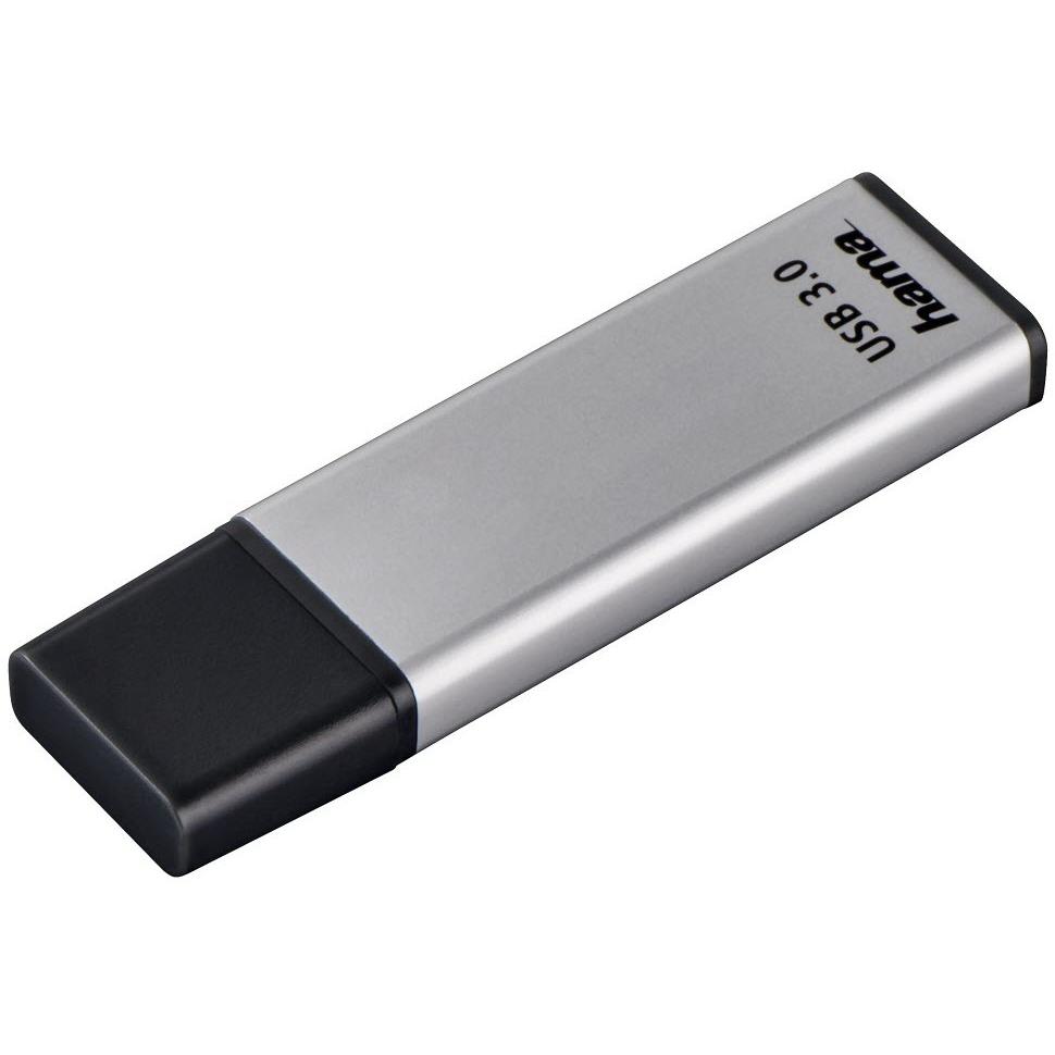 Hama Classic (256 GB, USB-A, USB 3.0), USB Stick, Silber