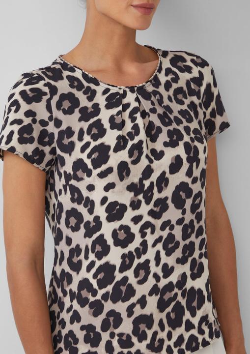 Immagine prodotto s.Oliver Bluse Kurzarmbluse mit Rundhalsausschnitt und All-over-Print (36)