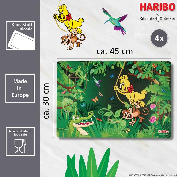 Produktbild Ritzenhoff & Breker Haribo Jungle Tischsets (4 Stk., 45 x 30 cm)