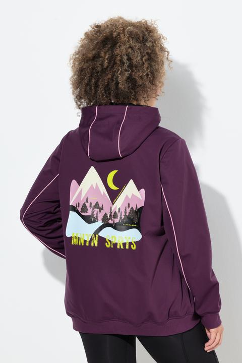 Image du produit Ulla Popken Veste technique softshell à capuche, matière déperlante (58, 60)