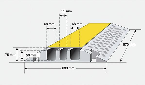 Produktbild Moravia Kabelbrücke, gross (Kabelbrücke, 96 cm)