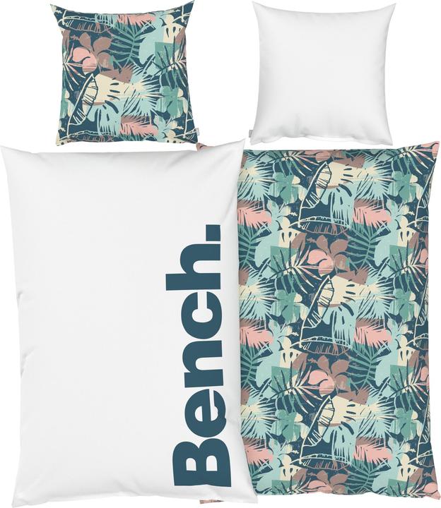Produktbild Bench Bettwäsche "Hawaii" "Made in Green" (80/80 +135/200 cm) (Bettwäsche Set, 135 x 200 cm, 80 x 80 cm)