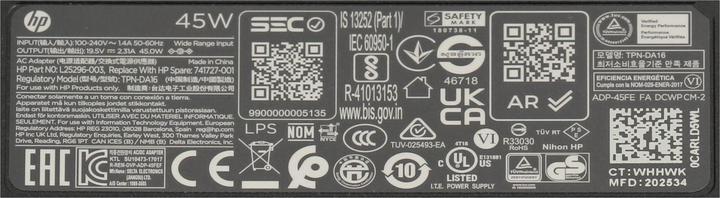 Actual product image HP 740015-001 (45 W)