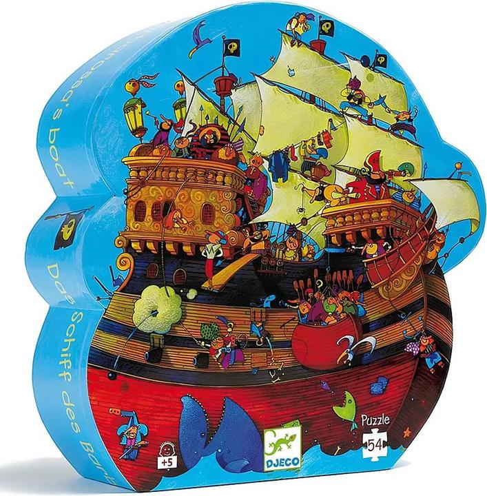 Produktbild Djeco Puzzle Barbarossas Schiff 54 Teile (54 Teile)