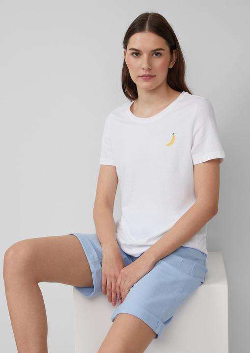 Actual product image S.Oliver T-Shirt Jersey-T-Shirt mit Stickerei (44)