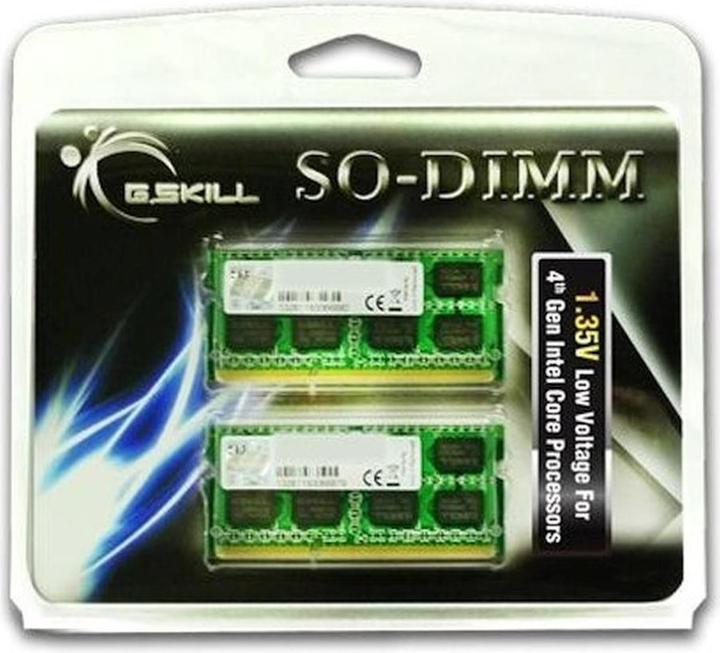 Produktbild G.Skill Standard 1.35V (2 x 4GB, 1600 MHz, DDR3-RAM, SO-DIMM)