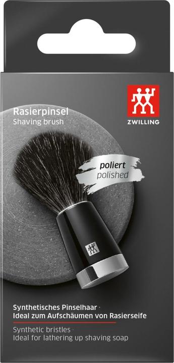 Actual product image Zwilling Shaving Brush Synthetic Hair Vegan Easy Care Soft Bristles (Shaving brush)