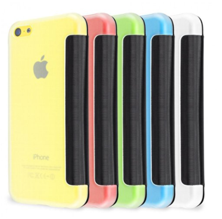Produktbild Artwizz SmartJacket Schutzclip für iPhone 5C Schwarz/Transparent (Apple iPhone 5c)
