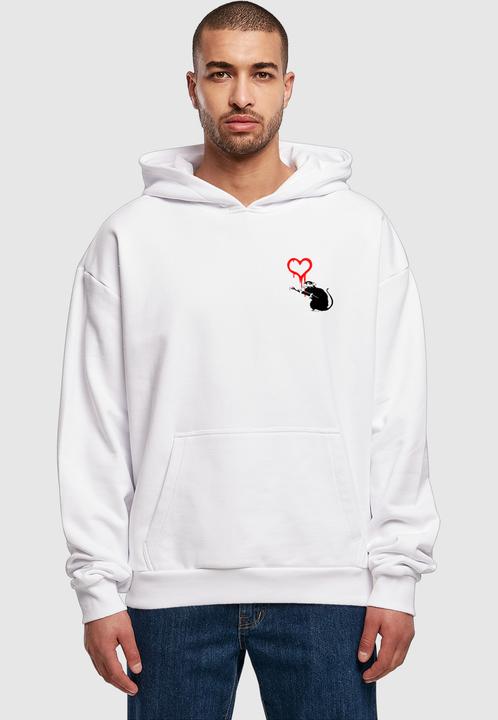 Produktbild Merchcode Banksy - Love Rat Ultra Heavy Hoody - 192751 (M)