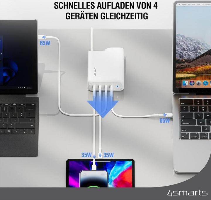 Produktbild 4smarts GaN Flex Pro (200 W, 4 Ports)