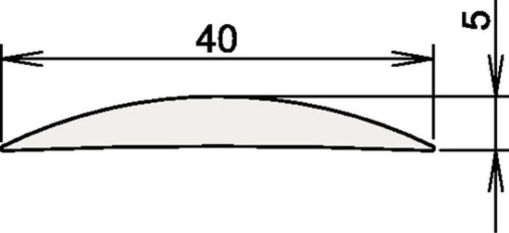 Productafbeelding Athmer Aluminium drempel 090 3-111 Lengte 1090 mm Aluminium zilver geanodiseerd