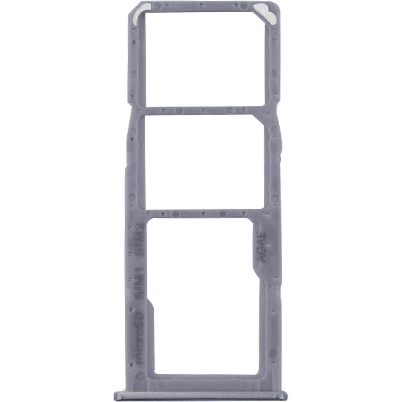 Clappio Ersatz SIM-Halter (SIM-Halterung, Galaxy A71), Mobilgerät Ersatzteile, Grau
