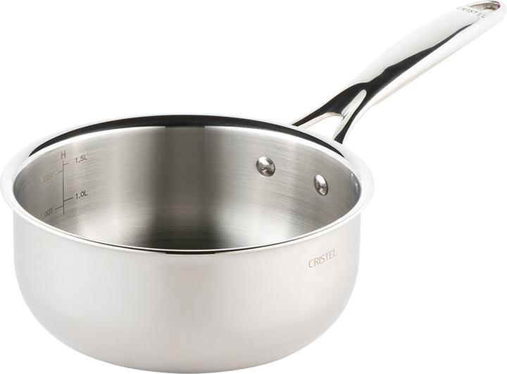 Produktbild Cristel Stielkasserolle Castel Pro, 18 cm (18 cm, Kochtopf, Edelstahl)