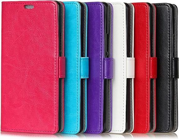 Produktbild MU Classic Crazy Horse Leder Hülle (Alcatel 3)
