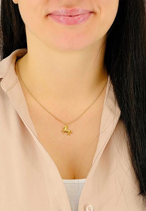 Image du produit Muau Pendant horse yellow gold 750, 16x15mm (Or jaune 750/18K)