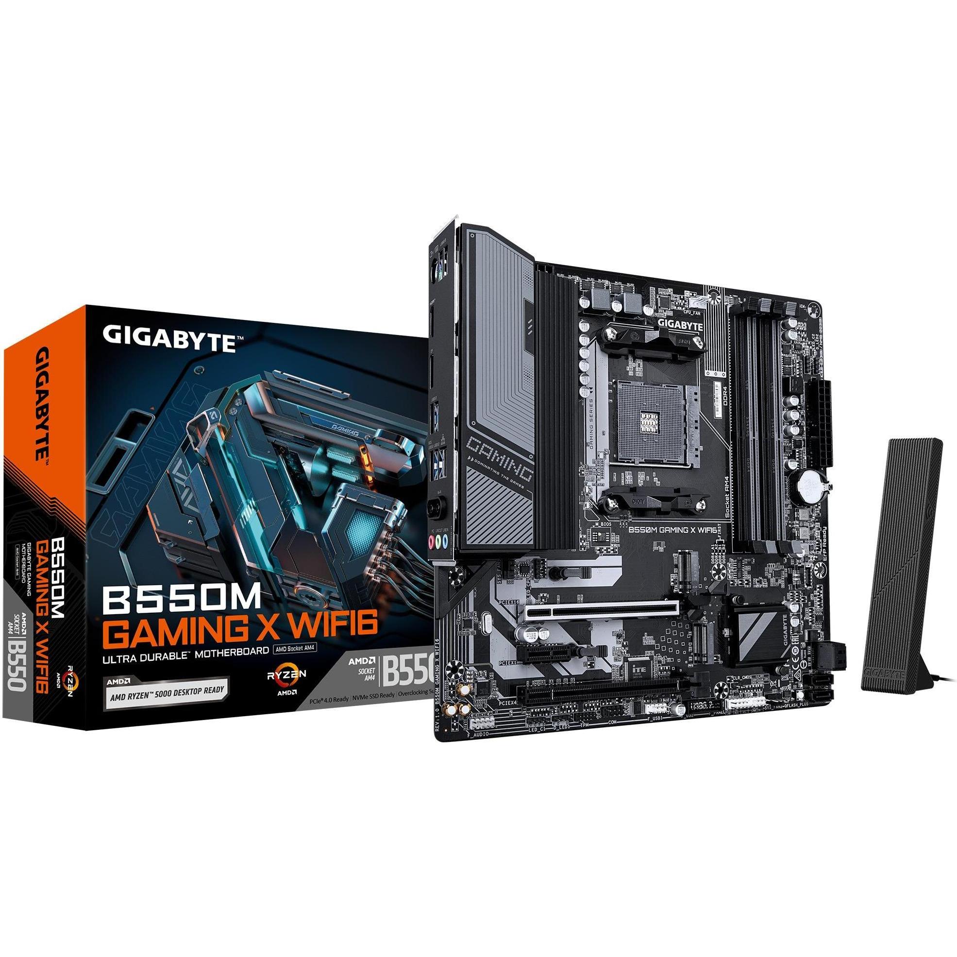 Gigabyte B550M GAMING X WIFI6 (AM4, AMD B550, mATX), Mainboard