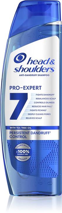 Actual product image Head & Shoulders Pro-Expert 7 Tea Tree Oil Shampoo - Maximum Anti-Dandruff Effect (Liquid shampoo, 250 ml)