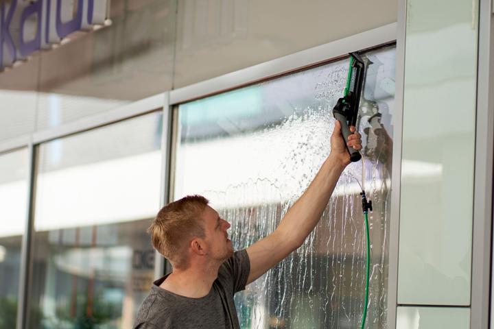 Produktbild Unger PWH35 nLITE PowerPad Reinigungspad 35 cm inklusive nLITE Mikrofaser-Reinigungspad 35 cm (1 Stk.)