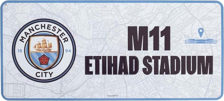 Immagine prodotto Manchester City FC Route To Etihad Stadium Stemma Placca