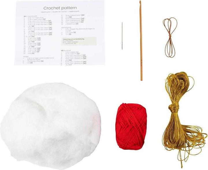 Produktbild Creativ Company Bastelset Weihnachtskugeln Häkeln