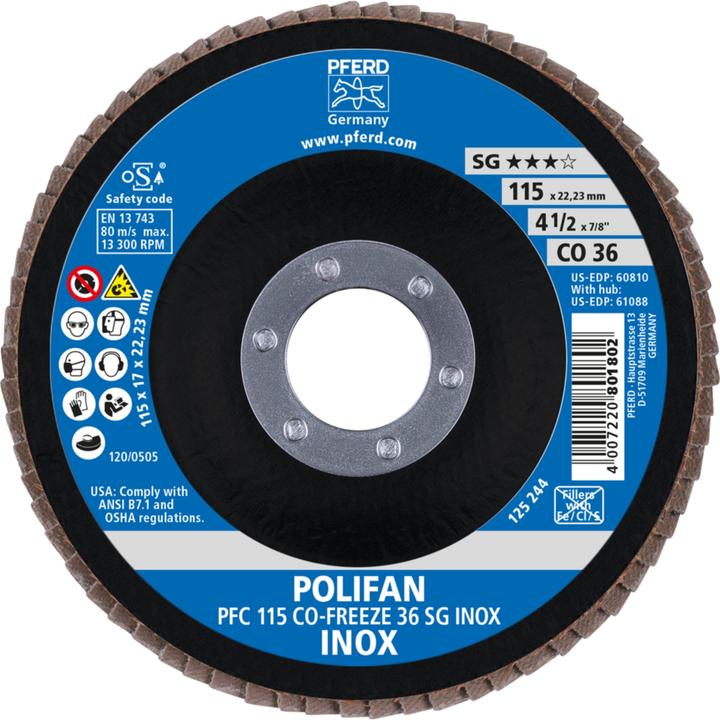 Produktbild Pferd Fächerschleifscheibe (36)