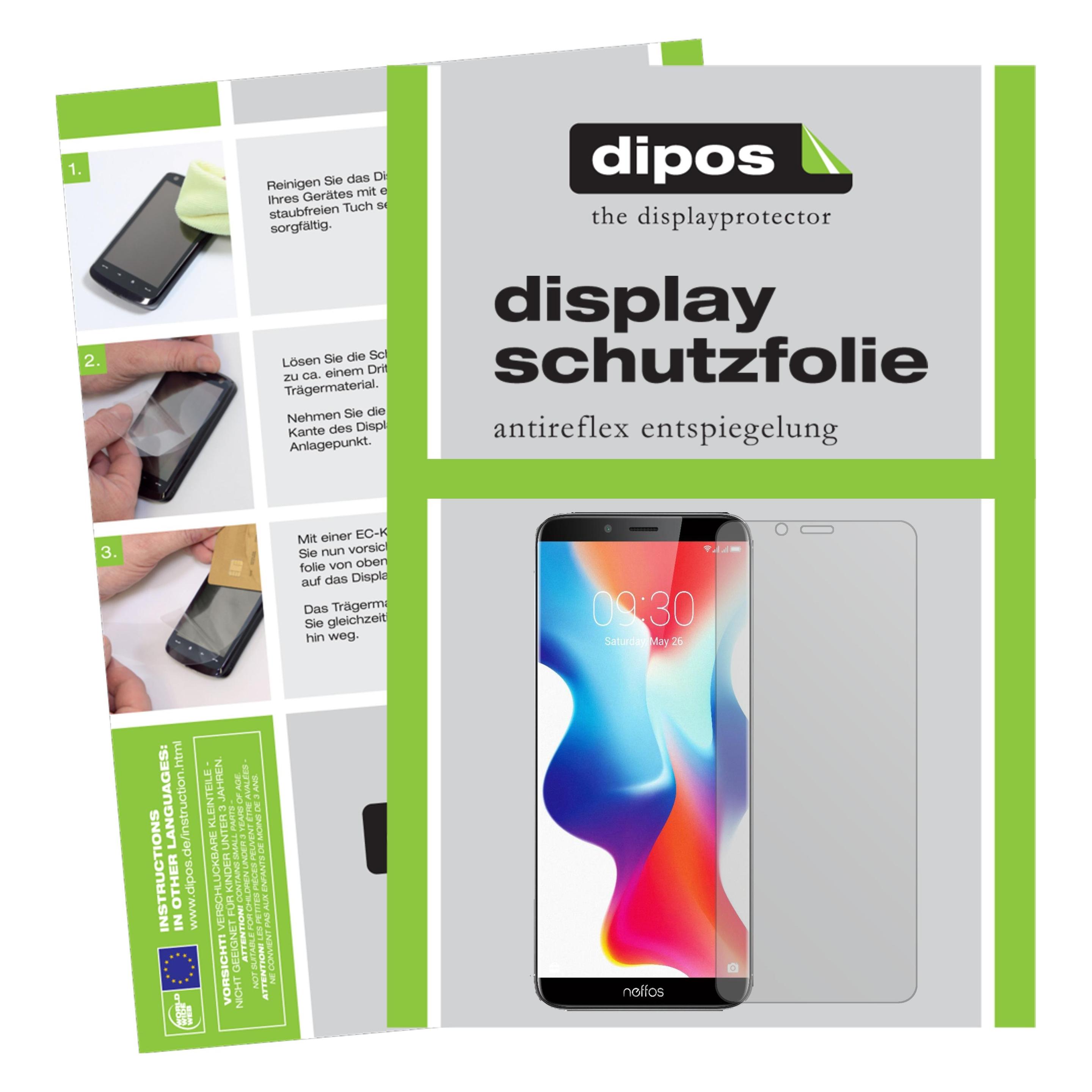 Dipos 6 Pellicole Protettive Antiriflesso Per TP-Link Neffos C9A – Opache, Anti-impronta, Made In Germany - 2