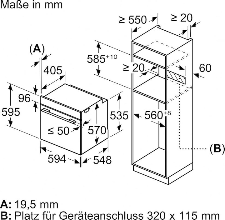 Actual product image Bosch Hausgeräte HBA578BB0