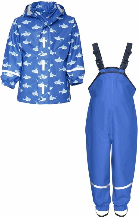 Produktbild Playshoes Regenbekleidungsset Hai Gr. 104 (104)