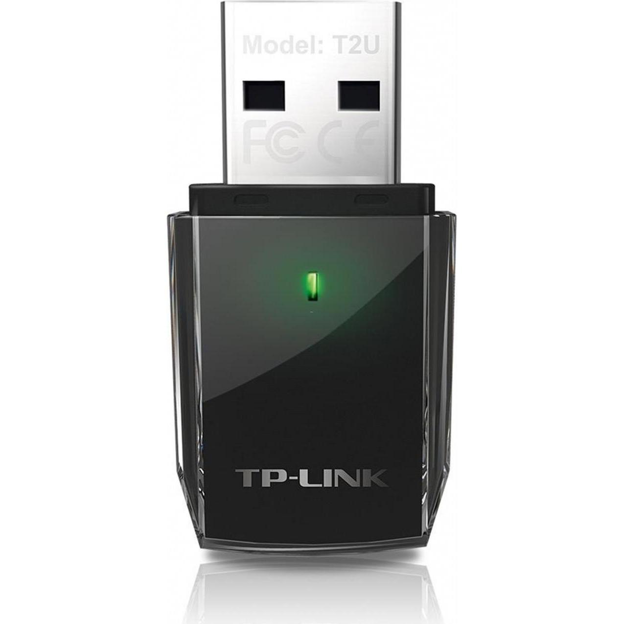 TP-Link Archer T2U (USB 2.0), Netzwerkadapter, Schwarz