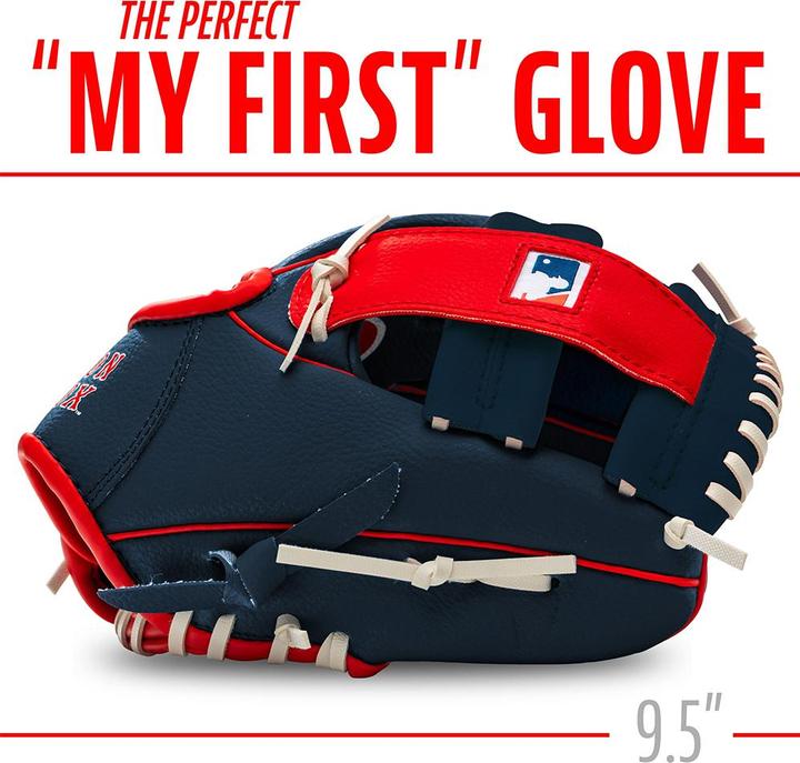 Actual product image Franklin Boston Red Sox Team Glove and Ball (9.50")