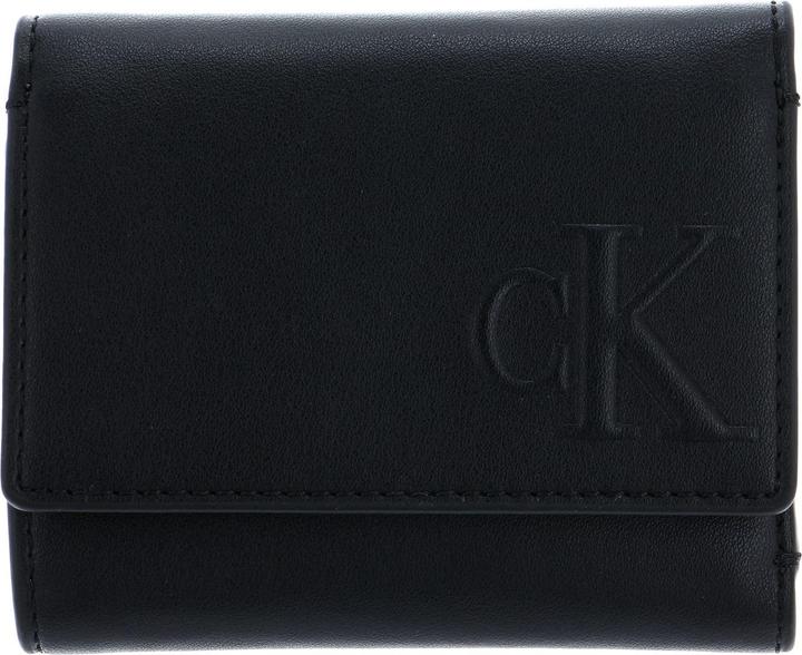 Produktbild Calvin Klein Jeans Damen Trifold + Hardware Keyfob Reisezubehör-Bi-Fold-Brieftasche, Schwarz, Einhei