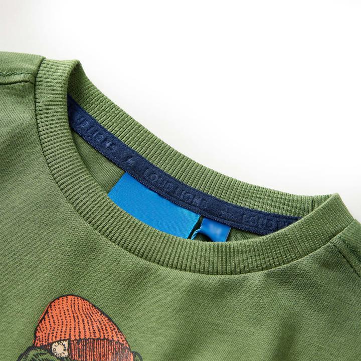 Immagine prodotto VidaXL Camicia da bambino a maniche lunghe Light khaki 104,Materiale: 100 (104)