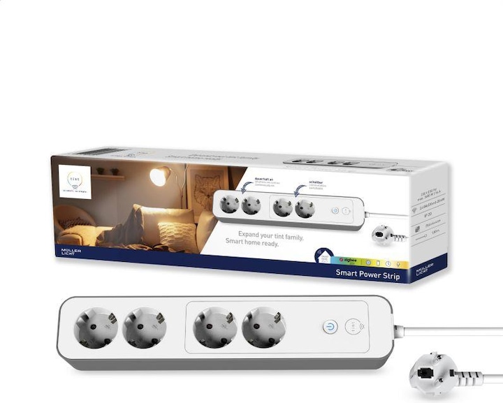 Image du produit Müller Licht Müller-Licht tint Prise multiple tint Smart (4 x, CEE 7/3, 1.80 m)