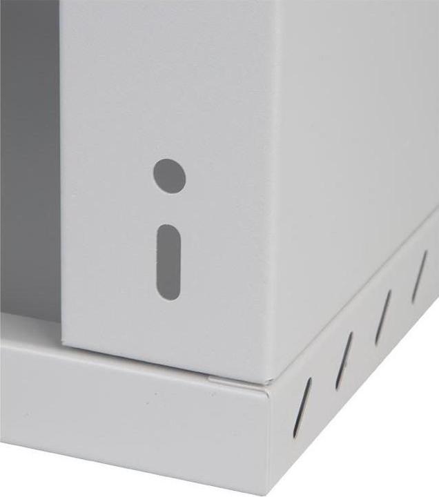 Actual product image Stalflex Rack Cabinet 19" 4U Glass Door Gray RC19-4U-450GG (19 inch rack)