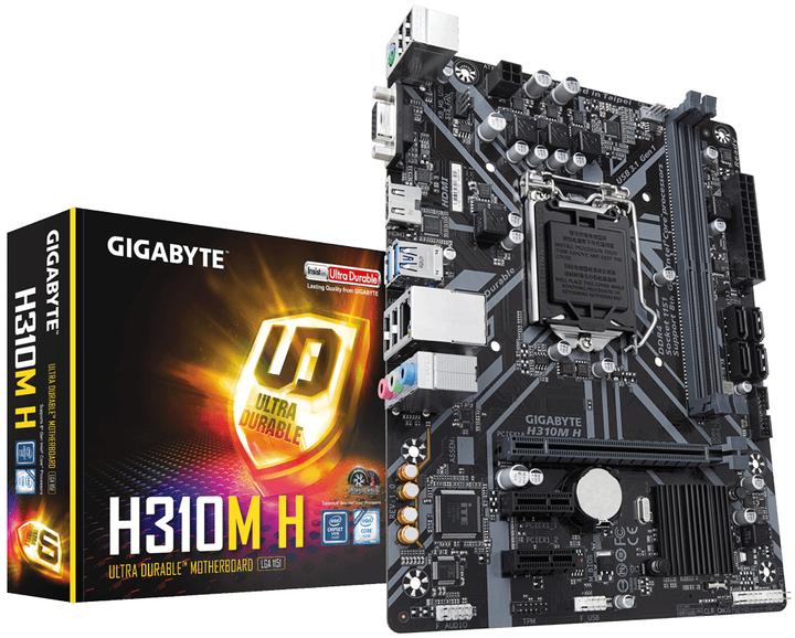 Actual product image Gigabyte H310M H 2.0 S1151V2 H310 MATX (LGA 1151, Intel H310, mATX)