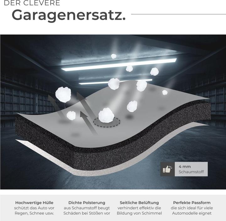 Immagine prodotto tectake Telo copriauto antigrandine impermeabile, traspirante