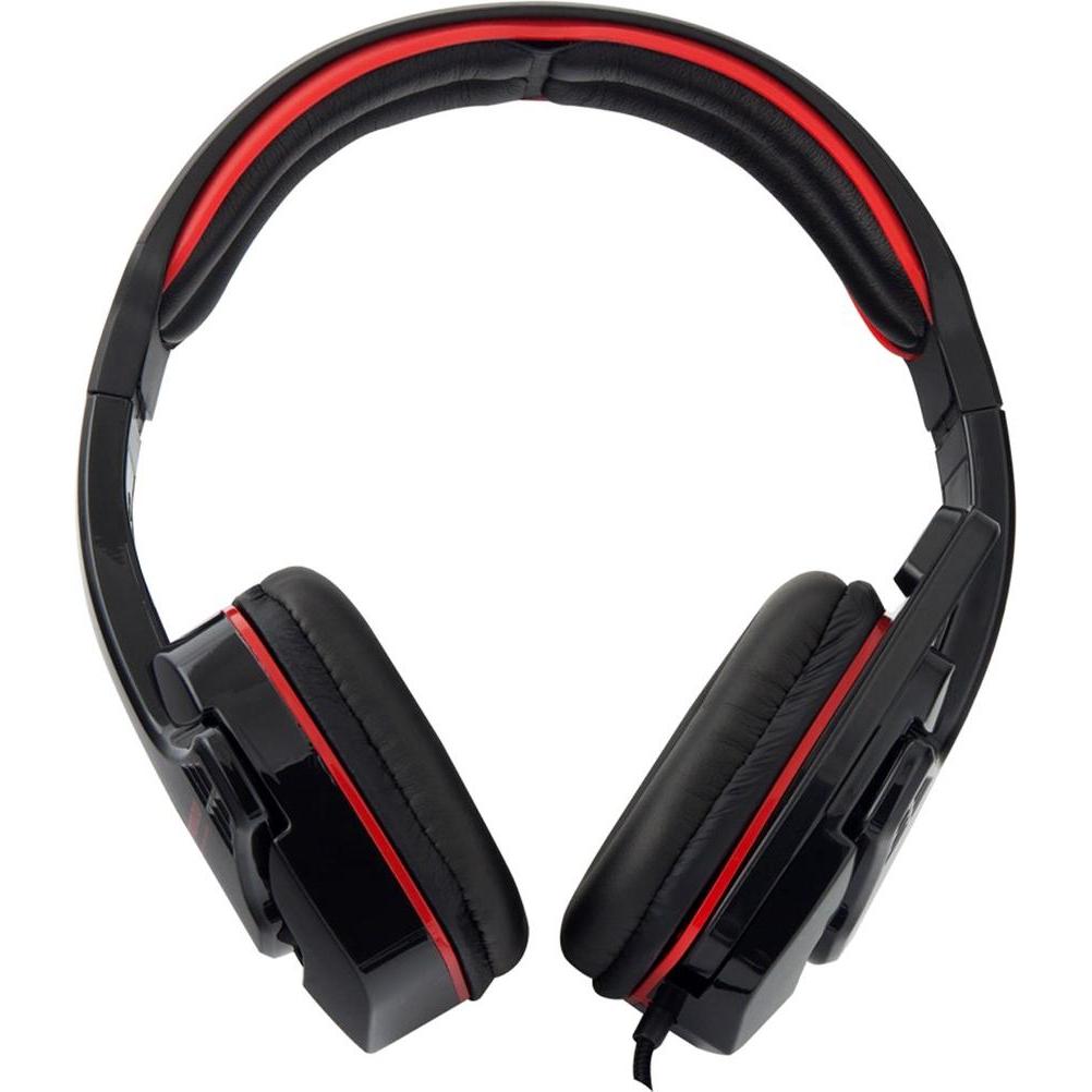 Thumbnail - Esperanza *Stereo Headphones With Microphone For (NC, Kabelgebunden), Kopfhörer, Schwarz, Rot