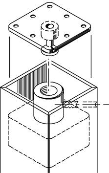 Actual product image Meyer Table feet