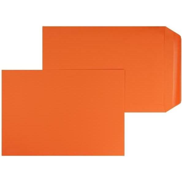 Blanke, Versandtasche + Luftpolstertasche, Versandtaschen 220x312mm 120g/qm gummiert VE=100 Stück nektarine (100 x)