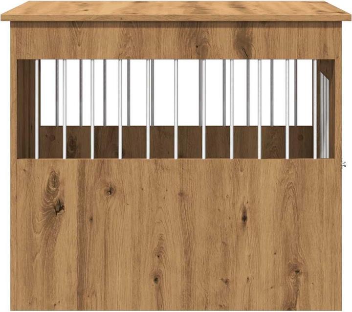 Actual product image vidaXL Dog cage in furniture style Artisan oak 55x80x68 cm wood-based material