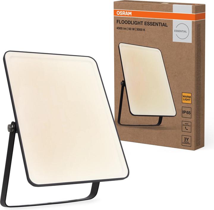 Produktbild Osram Floodlight Essential 50W 3000K 4099854429798 LED-Aussenstrahler 50.00 W Wa (4250 lm, IP65)