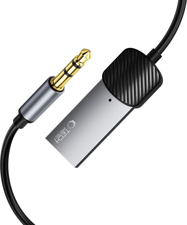Produktbild Tech-Protect Protect Bluetooth-Adapter UltraBoost AUX Audio, grau (Sender & Empfänger)