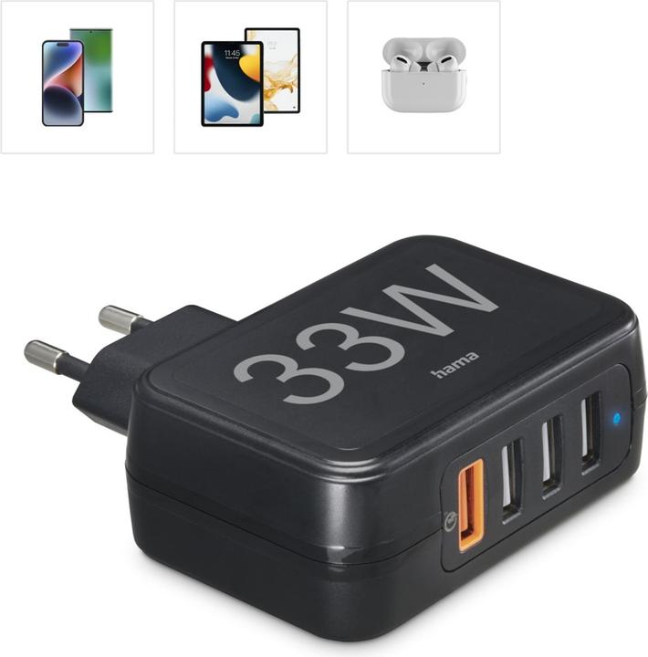 Produktbild Hama Schnellladegerät (33 W)