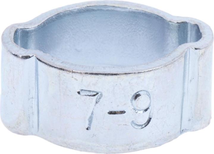 Image du produit RS PRO Clip de type O en acier zingué, Ø7-9mm