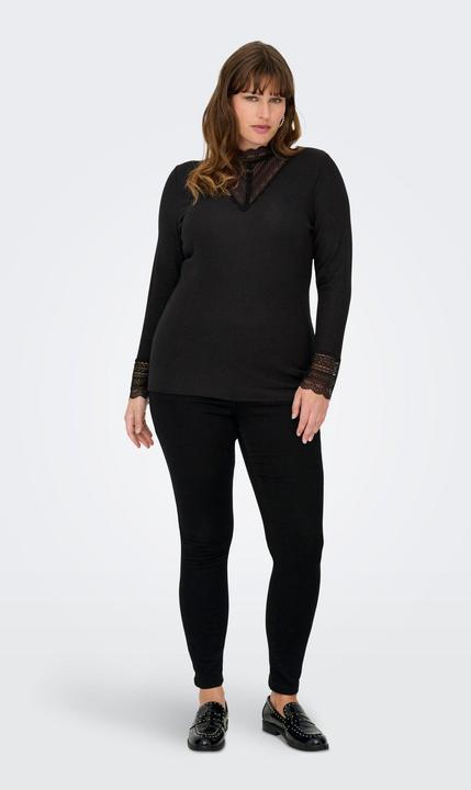 Produktbild Only Cartilde Glitter L/S Highneck Top Noos (M)